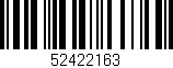 Código de barras (EAN, GTIN, SKU, ISBN): '52422163'