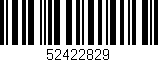 Código de barras (EAN, GTIN, SKU, ISBN): '52422829'