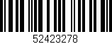 Código de barras (EAN, GTIN, SKU, ISBN): '52423278'