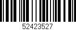 Código de barras (EAN, GTIN, SKU, ISBN): '52423527'