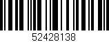Código de barras (EAN, GTIN, SKU, ISBN): '52428138'