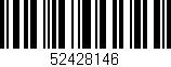 Código de barras (EAN, GTIN, SKU, ISBN): '52428146'