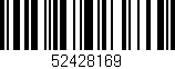 Código de barras (EAN, GTIN, SKU, ISBN): '52428169'