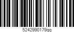 Código de barras (EAN, GTIN, SKU, ISBN): '5242990179gg'
