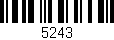 Código de barras (EAN, GTIN, SKU, ISBN): '5243'