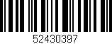 Código de barras (EAN, GTIN, SKU, ISBN): '52430397'