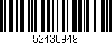 Código de barras (EAN, GTIN, SKU, ISBN): '52430949'