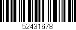 Código de barras (EAN, GTIN, SKU, ISBN): '52431678'