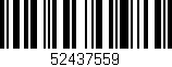 Código de barras (EAN, GTIN, SKU, ISBN): '52437559'