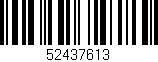 Código de barras (EAN, GTIN, SKU, ISBN): '52437613'