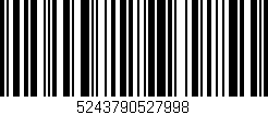 Código de barras (EAN, GTIN, SKU, ISBN): '5243790527998'