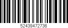 Código de barras (EAN, GTIN, SKU, ISBN): '52439472736'