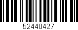 Código de barras (EAN, GTIN, SKU, ISBN): '52440427'
