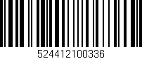 Código de barras (EAN, GTIN, SKU, ISBN): '524412100336'