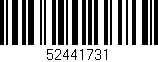 Código de barras (EAN, GTIN, SKU, ISBN): '52441731'
