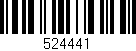 Código de barras (EAN, GTIN, SKU, ISBN): '524441'
