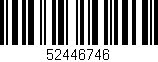 Código de barras (EAN, GTIN, SKU, ISBN): '52446746'