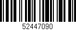 Código de barras (EAN, GTIN, SKU, ISBN): '52447090'