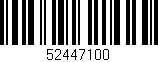 Código de barras (EAN, GTIN, SKU, ISBN): '52447100'