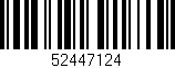 Código de barras (EAN, GTIN, SKU, ISBN): '52447124'