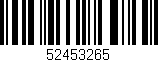Código de barras (EAN, GTIN, SKU, ISBN): '52453265'