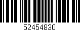Código de barras (EAN, GTIN, SKU, ISBN): '52454830'