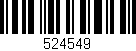 Código de barras (EAN, GTIN, SKU, ISBN): '524549'