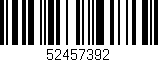 Código de barras (EAN, GTIN, SKU, ISBN): '52457392'