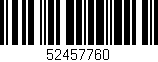 Código de barras (EAN, GTIN, SKU, ISBN): '52457760'