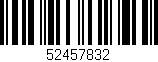 Código de barras (EAN, GTIN, SKU, ISBN): '52457832'