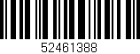 Código de barras (EAN, GTIN, SKU, ISBN): '52461388'