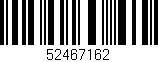 Código de barras (EAN, GTIN, SKU, ISBN): '52467162'