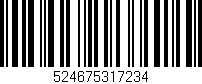 Código de barras (EAN, GTIN, SKU, ISBN): '524675317234'