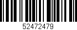 Código de barras (EAN, GTIN, SKU, ISBN): '52472479'
