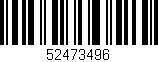 Código de barras (EAN, GTIN, SKU, ISBN): '52473496'