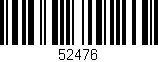 Código de barras (EAN, GTIN, SKU, ISBN): '52476'