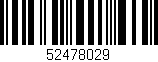 Código de barras (EAN, GTIN, SKU, ISBN): '52478029'