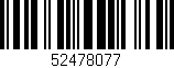 Código de barras (EAN, GTIN, SKU, ISBN): '52478077'
