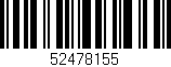 Código de barras (EAN, GTIN, SKU, ISBN): '52478155'