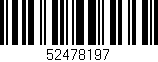 Código de barras (EAN, GTIN, SKU, ISBN): '52478197'