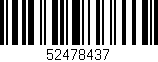 Código de barras (EAN, GTIN, SKU, ISBN): '52478437'