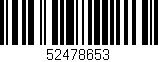 Código de barras (EAN, GTIN, SKU, ISBN): '52478653'