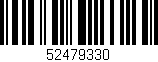 Código de barras (EAN, GTIN, SKU, ISBN): '52479330'