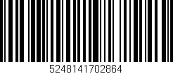 Código de barras (EAN, GTIN, SKU, ISBN): '5248141702864'