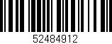 Código de barras (EAN, GTIN, SKU, ISBN): '52484912'