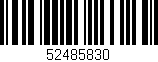 Código de barras (EAN, GTIN, SKU, ISBN): '52485830'
