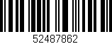 Código de barras (EAN, GTIN, SKU, ISBN): '52487862'