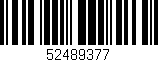 Código de barras (EAN, GTIN, SKU, ISBN): '52489377'