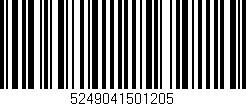 Código de barras (EAN, GTIN, SKU, ISBN): '5249041501205'