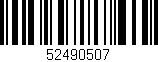Código de barras (EAN, GTIN, SKU, ISBN): '52490507'
